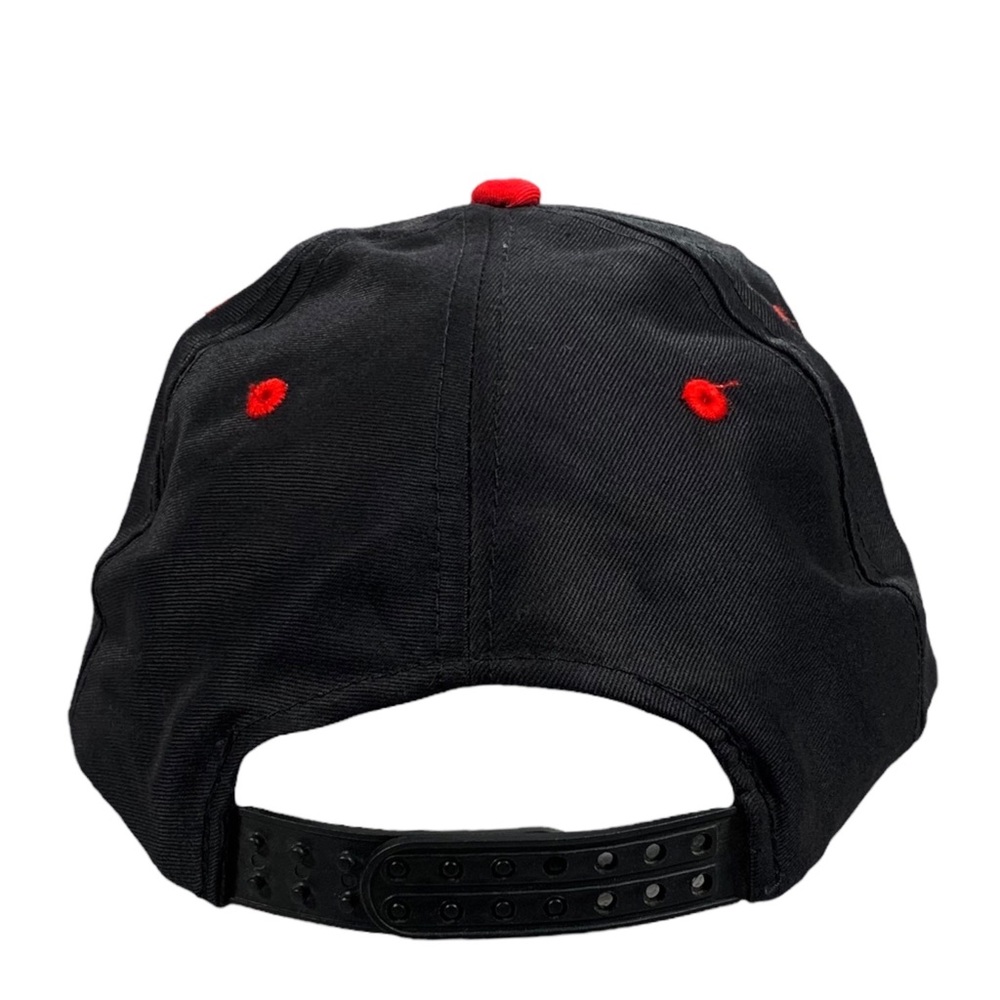 Vintage Ford Freemont Motor Co Super Duty Black & Red Adjustable Snapback Hat - Picture 2 of 4